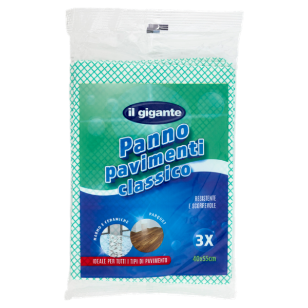 IL GIGANTE Panno Pavimenti Sintetico 40x55 cm 3 pz
