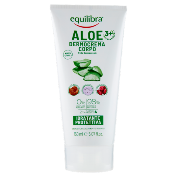 equilibra Aloe 3+ Dermocrema Corpo Idratante Protettiva 150 ml