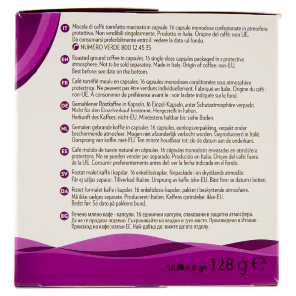 Lavazza Espresso Intenso Compatibile** con Macchine Nescafé Dolce Gusto* 16 x 8 g