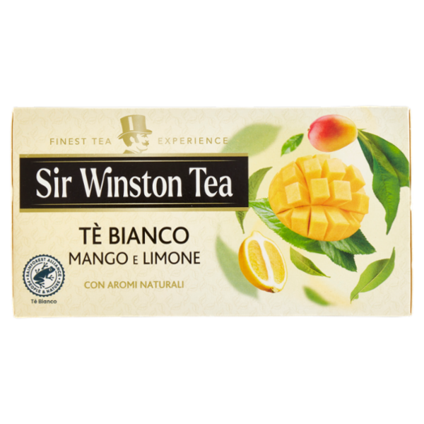 Sir Winston Tea Tè Bianco Mango e Limone 20 x 1,25 g