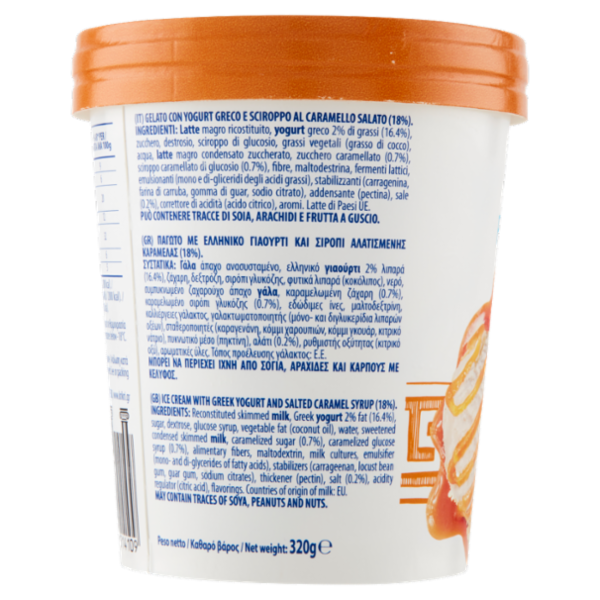 Kri Kri Frozen yogurt Greco Caramello Salato 320 g