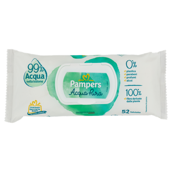 Pampers Acqua Pura Salviette 52 pz