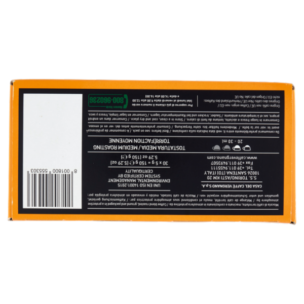 Caffè Vergnano 1882 Èspresso1882 Napoli Compostabile** Capsule Compatibili Nespresso* 30 x 5 g