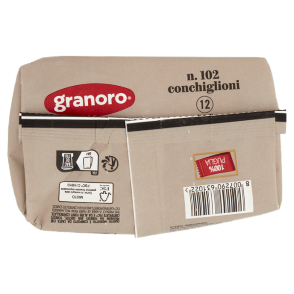 granoro Dedicato le grandi specialità n. 102 conchiglioni 500 g