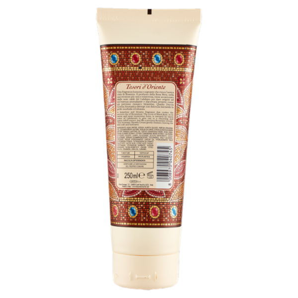 Tesori d'Oriente Byzantium Doccia Crema Aromatica Rosa Nera e Labdano 250 ml