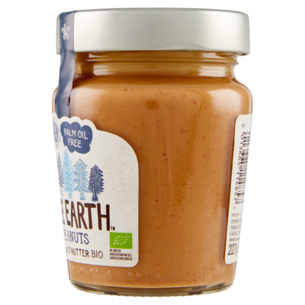 WHOLE EARTH Burro di Arachidi Cremoso, Crema Spalmabile 100% Arachidi Biologiche, Vegan, 227g