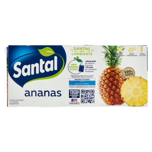 Santàl ananas 3 x 200 ml