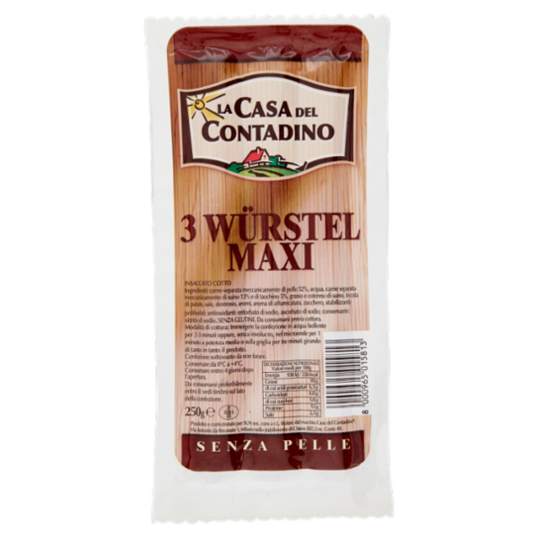 La Casa del Contadino 3 Würstel Maxi 250 g