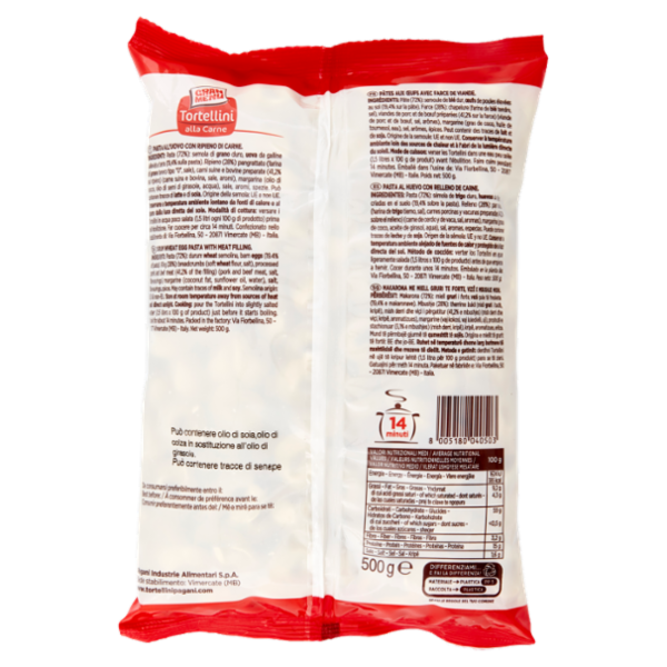 Gran Menù Tortellini alla Carne 500 g