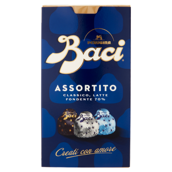 BACI PERUGINA Assortito Cioccolatini ripieni al Gianduia Scatola 200 g
