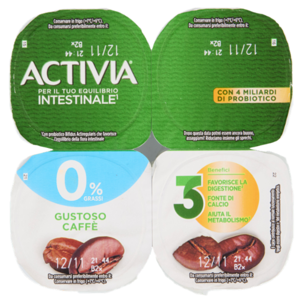 Activia 0% Grassi Caffè 4 x 125 g