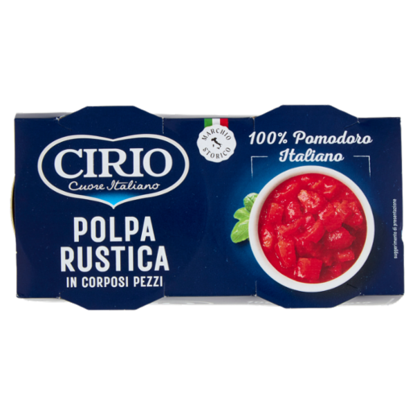 Cirio la Polpa Rustica 2 x 400 g