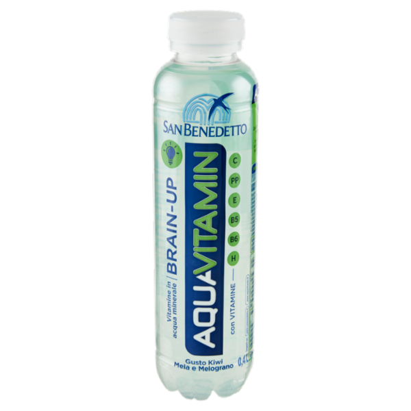 San Benedetto Aquavitamin Brain-Up Gusto Kiwi Mela Melograno 0,4 L