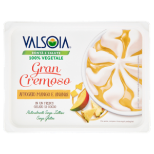 Valsoia Bontà e Salute Vaschetta Gran Cremoso Mango e Ananas 400 g