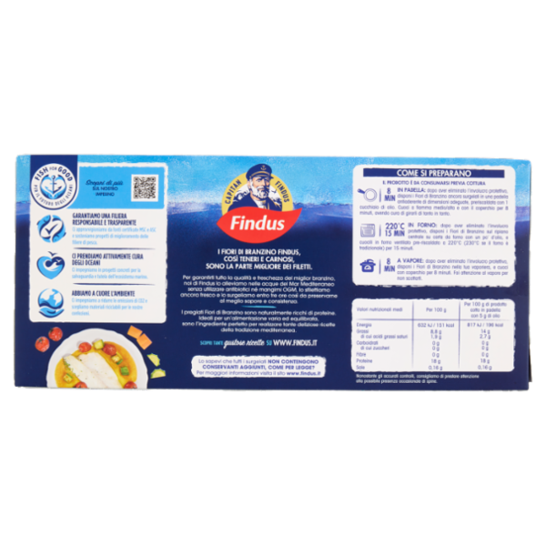 Capitan Findus 2 Fiori di Branzino 200 g