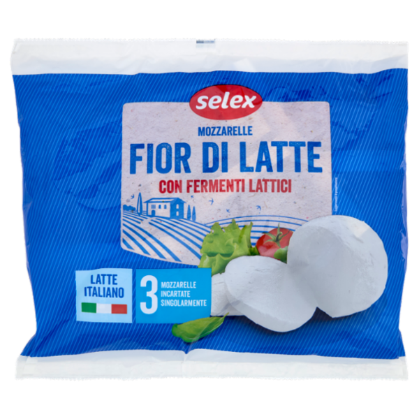 Selex Mozzarella Fior di Latte 3x125 g