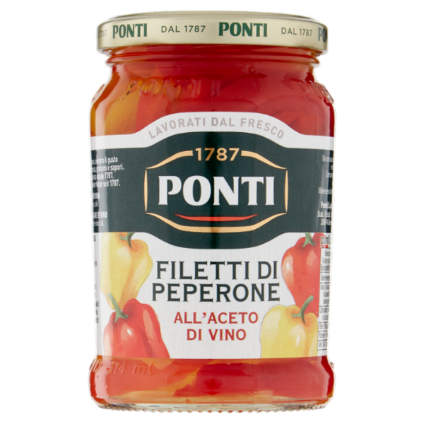 Ponti Filetti di Peperone all'Aceto di Vino 290 g