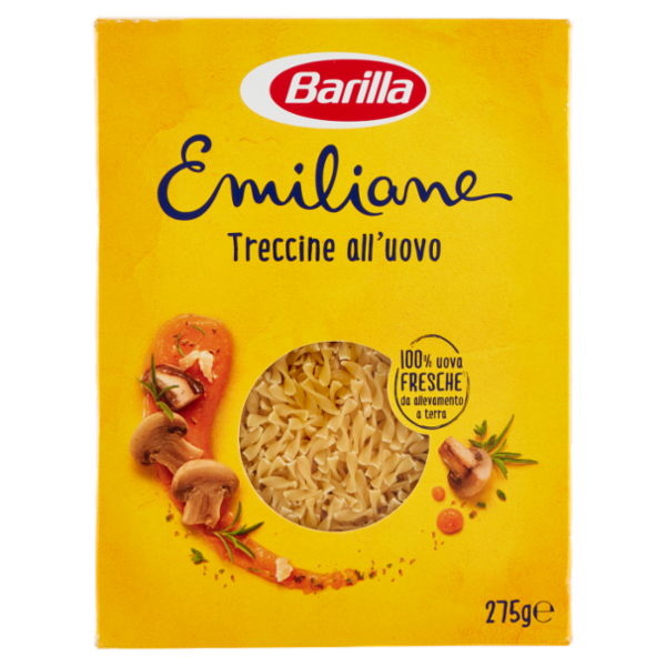 Barilla Emiliane Treccine Pasta all'Uovo 275g
