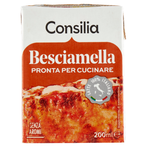 Consilia Besciamella Pronta per Cucinare a Lunga Conservazione 200 ml