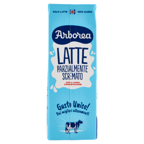 Arborea Latte Parzialmente Scremato UHT a Lunga Conservazione 1000 ml