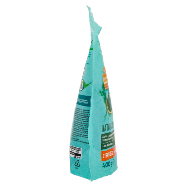 PURINA ONE DUAL NATURE Crocchette Gatto Sterilizzato ricco in Salmone e con Spirulina naturale 400 g