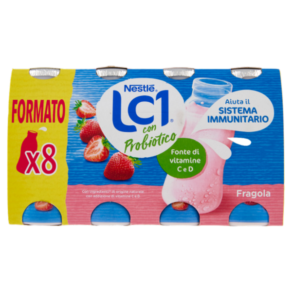 NESTLÉ LC1 con Probiotico Fragola 8 x 90 g