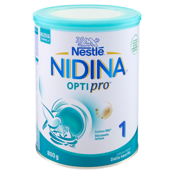 NESTLÉ NIDINA Optipro 1 Latte per lattanti in polvere dalla nascita Latta 800g