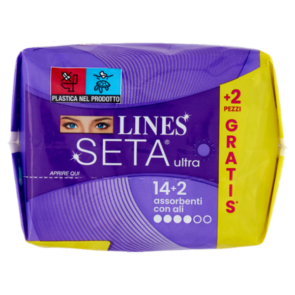 Lines Seta ultra con ali 14+2 pz
