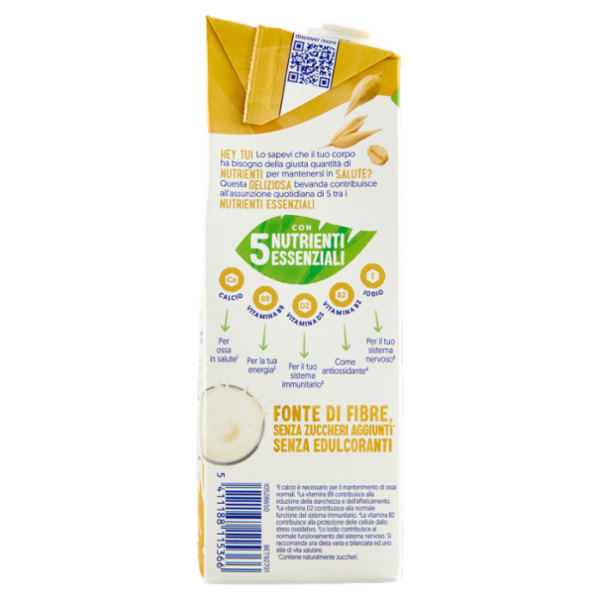 ALPRO Avena Classico, Bevanda all'Avena 100% vegetale con vitamine B2, B12 e D, 1 L