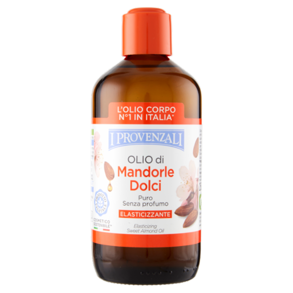 I Provenzali Olio di Mandorle Dolci Puro Senza profumo Elasticizzante 250 ml