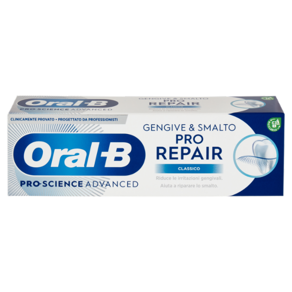 Oral-B Pro-Science Advanced Dentifricio Gengive & Smalto Pro Repair Classico 75 ml