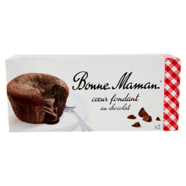 Bonne Maman coeur fondant au chocolat 2 x 80 g