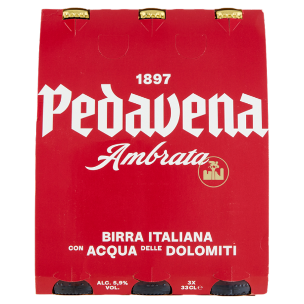 Pedavena Ambrata 3 x 33 cl