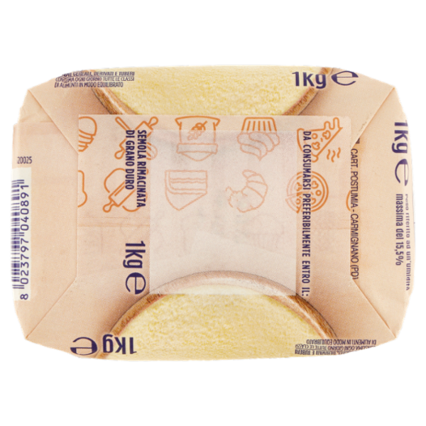 IL GIGANTE Semola Rimacinata di Grano Duro 1 kg