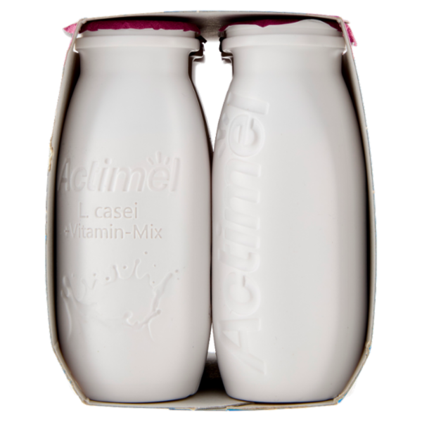 Actimel yogurt da bere arricchito con calcio, vitamina B6 e D, gusto frutti di bosco 6 x 100 g
