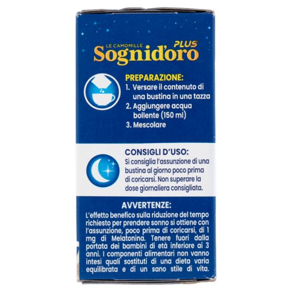 Sognid'oro Plus le Camomille Melatonina bustine 16 x 4 g