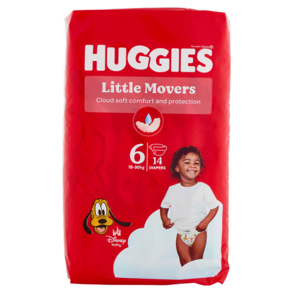 Huggies ultra comfort Pannolini 6 15-30 Kg 14 pz