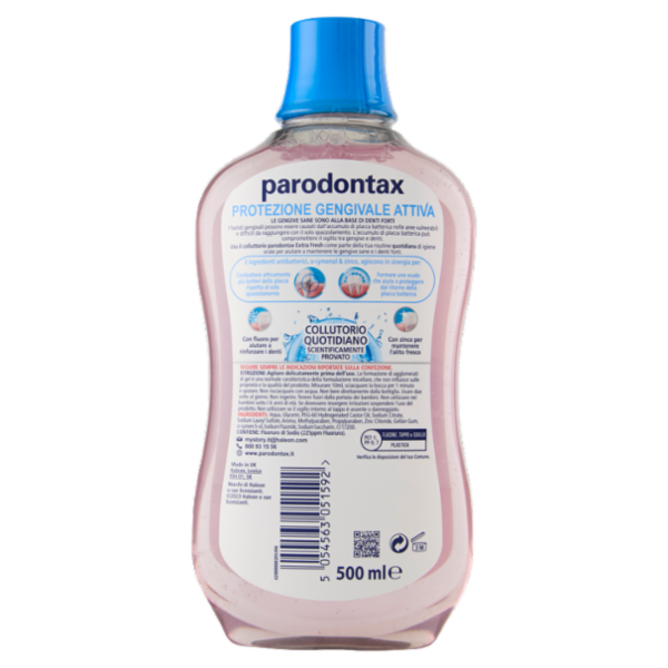 parodontax Collutorio Quotidiano Protezione Gengivale Attiva Extra Fresh 500 ml