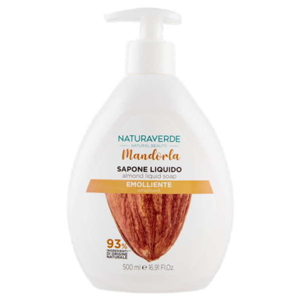 Naturaverde Natural Beauty Mandorla Sapone Liquido Emolliente 500 ml