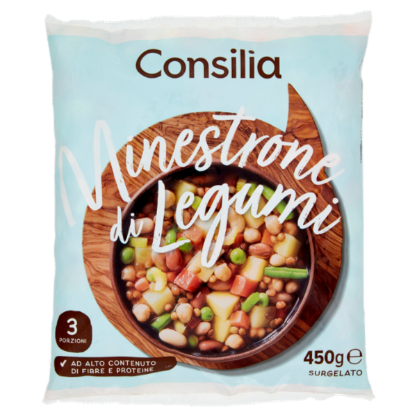 Consilia Minestrone di Legumi Surgelato 450 g