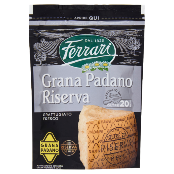 Ferrari Grana Padano DOP Riserva grattugiato 60g