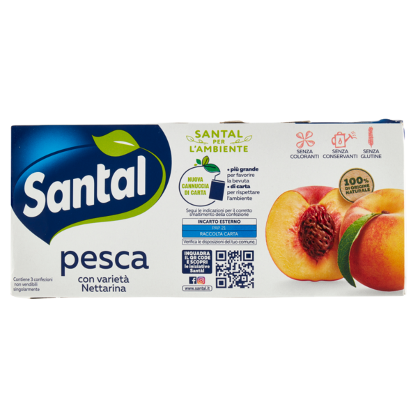Santàl pesca con varietà Nettarina 3 x 200 ml