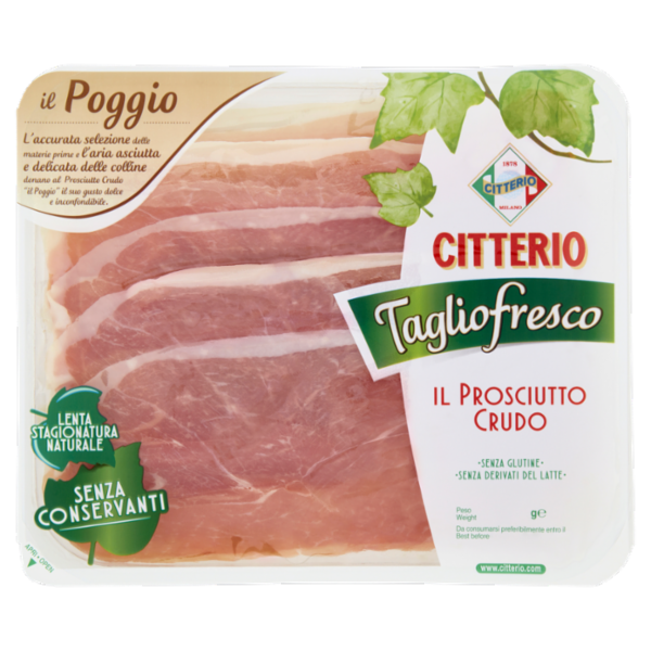 Citterio Tagliofresco Prosciutto Crudo il Poggio 120 g
