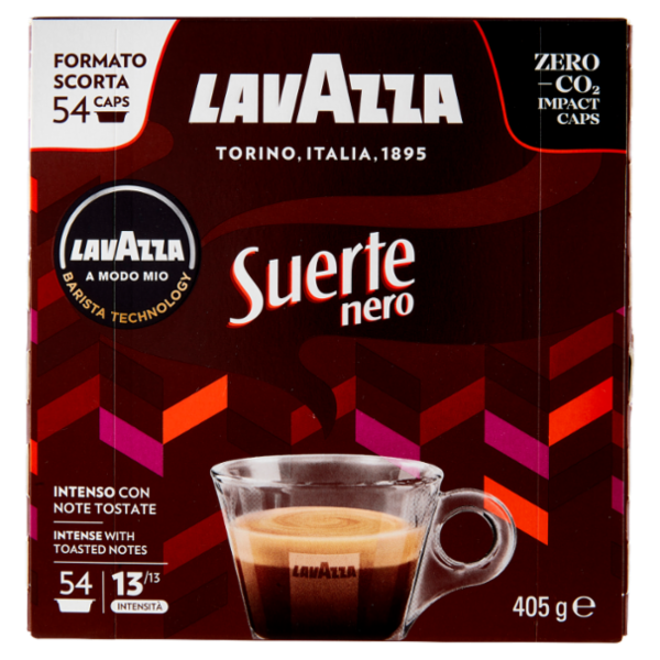 Lavazza A Modo Mio Suerte nero 54 Capsule 405 g