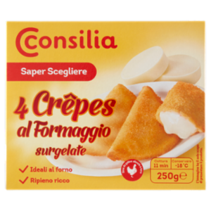 Consilia Saper Scegliere 4 Crêpes Al Formaggio Surgelate 250 g