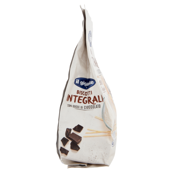 IL GIGANTE Biscotti Integrali con Gocce di Cioccolato 500 g