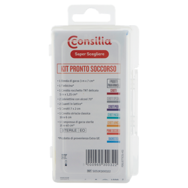 Consilia Saper Scegliere Kit Pronto Soccorso