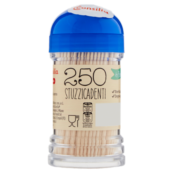 Consilia Saper Scegliere Stuzzicadenti in Betulla 250 pz