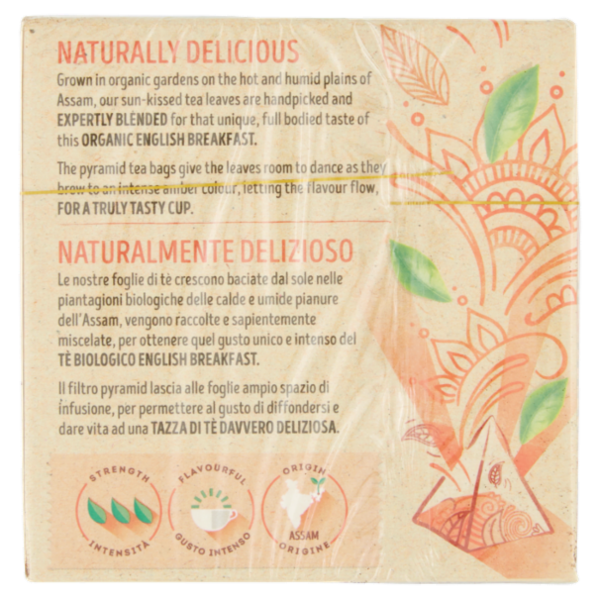 Lipton Té Nero Bio English Breakfast 20 Filtri 36 g