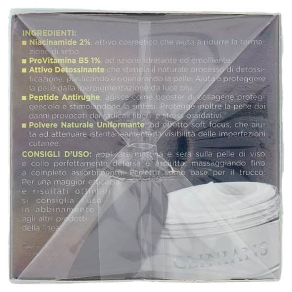 Clinians Detox Trattamento Antirughe Purificante DetoxTech 3% 50 mL